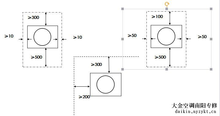 大金vrv空调系统室外机安装空间 -图片- daikin.zyktwxw.cn